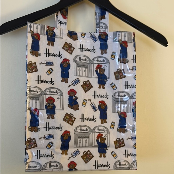 Harrods Paddington Bear Medium Shopper Tote Bag 🐻💙❤️ NWT - Picture 3 of 15
